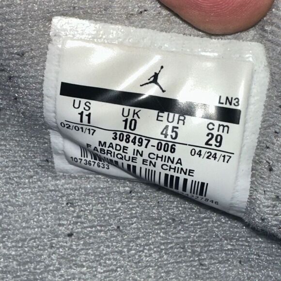 Air Jordan 4 Retro Mens Size 11 Motorsport Alternate Basketball Sneaker 2017 - Picture 8 of 12